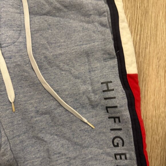 Tommy Hilfiger Shorts Mens Size Small Gray Fleece Sweat Shorts Outdoor - Picture 3 of 6